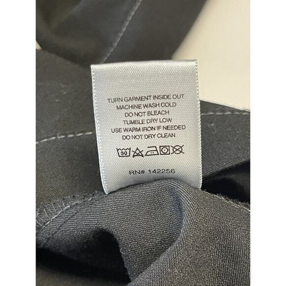 Figs Limited Edition Rama Scoop Neck Short Sleeve Scrub Top Black Pockets Size S - Picture 5 of 6